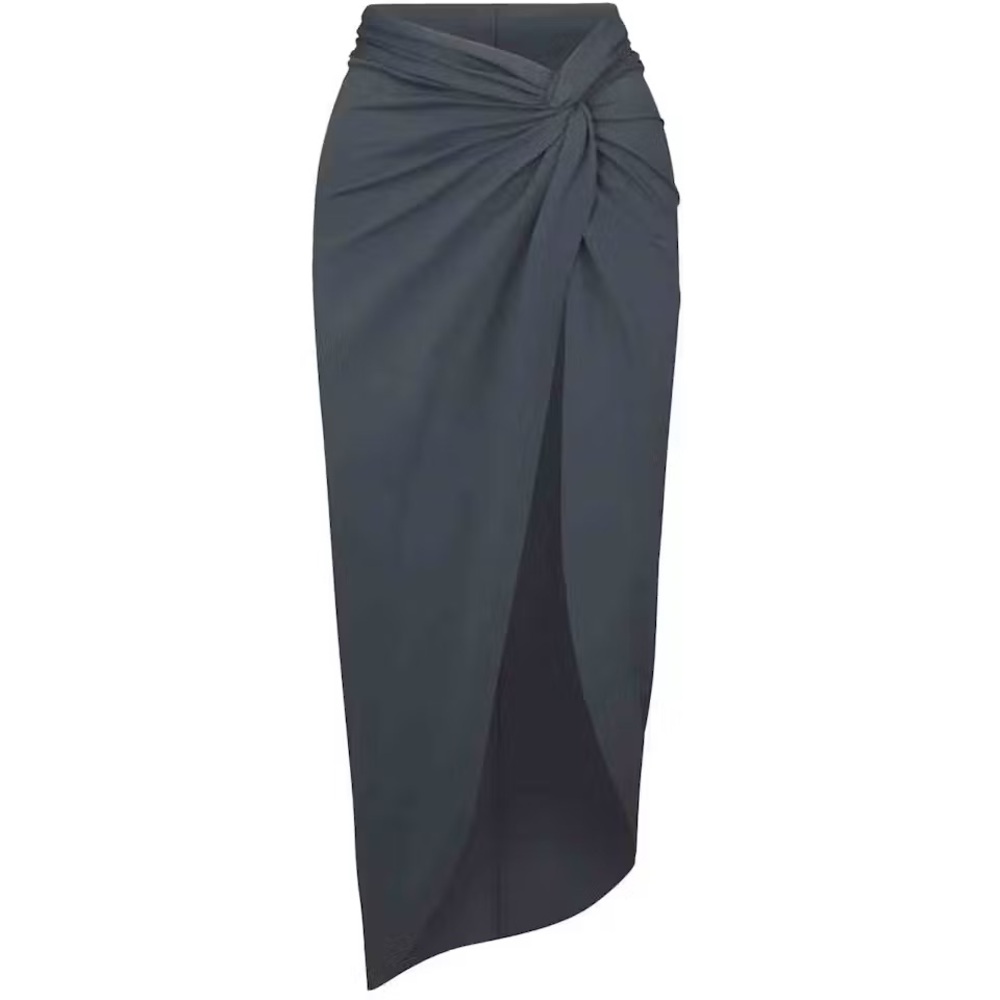 NWT* SKIMS Sarong Skirt - XS Gunmetal